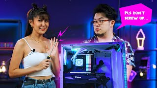 Bangsawan Teaches Elizabeth Tan How To Build A Rm22000 5500 Amd Gaming Pc