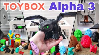 We Tested the NEW Toybox Alpha 3 Against Alpha 2 : 3D Printer