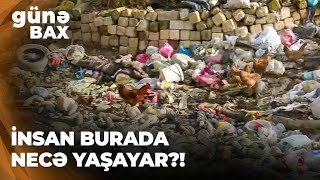 Günə bax | Masazırda suyun, zibillərin içində evlər | Təcili yardım gəlib evi tapa bilmir