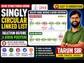Singly Circular Linked List: Deleting a Node Before a Given Position in Java | Data Structures Us...
