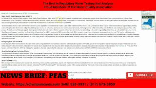 School Water Testing - PFAs