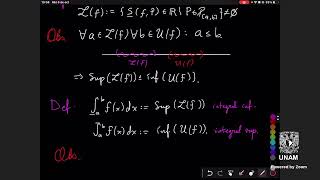 Definición de la integral IV - Integral de Darboux