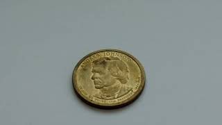 17th U.S. President 1865-1869 Gold Coin