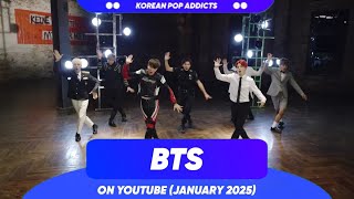 TOP10 | MOST VIEWES SONGS OF BTS ON YOUTUBE (JANUARY 2025)