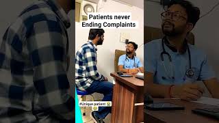 Unique patient | Watch till the end #fun #medicoslife #hospital #funny #bams #mbbs