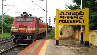 12805 Janmabhoomi Express Thrassing through Powerpet In Coldy Weather || Indian Railways