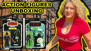 Unboxing Storage Wars unit full of Action Figures Toys Jackpot Star Wars