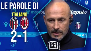 💣ITALIANO ENTUSIASTA dopo BOLOGNA MILAN 2-1 | “Vi svelo una cosa che non sapete…”