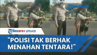 Prajurit TNI Nyaris Adu Jotos dengan Polisi di Sikka, Tak Terima Ditegur karena Tidak Pakai Helm