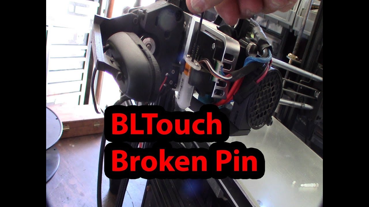 Bltouch Broken Probe Pin Replacement Repair 3d Touch Youtube