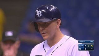 TOR@TB: Morrison puts Rays on board with RBI single