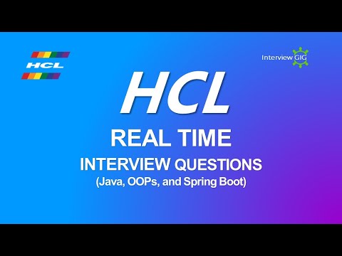 Hcl Interview Experience 2022 Real Time Java Interview Questions For