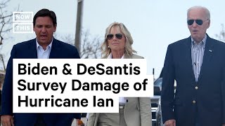Biden & DeSantis Tout 'Team Effort' on Hurricane Ian Recovery Efforts