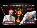 Highlight Jaspers Dick 🔥 VS Caudron Frederic⭐️ P2 | WC Porto 2024 | Billiards 3 Cushion