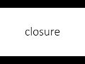 closure in Python