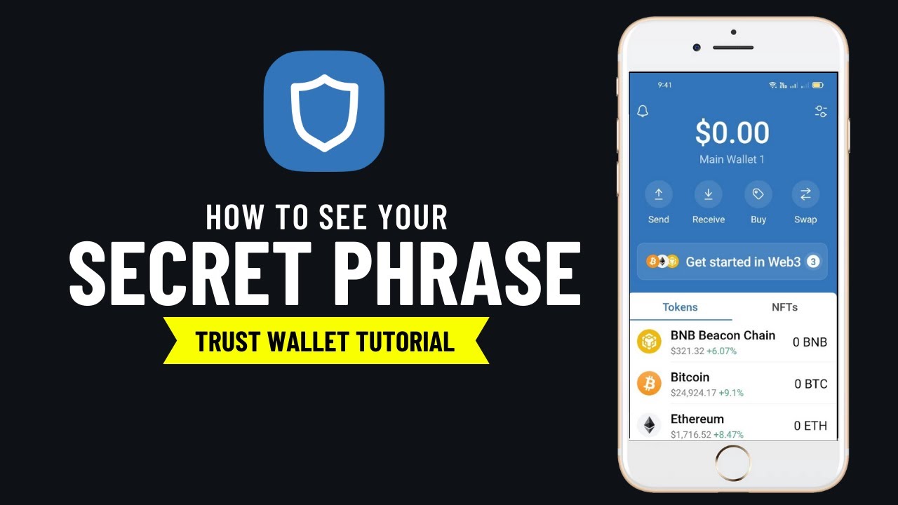 How To Find Your Trust Wallet Secret Recovery Phrase - YouTube