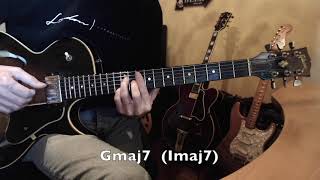 Jazz Guitar - Diminished Passing Chords - chord connection