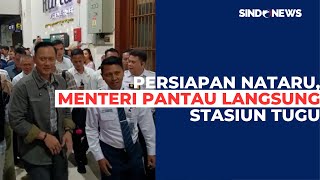 Menhub Dudy hingga AHY Sidak Stasiun Tugu Jogja, Jajal Direct Train