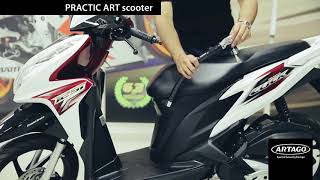 ARTAGO PRACTIC ART Honda Scooter handlebar lock antirrobo manillar antivol guidau blocca manubrio