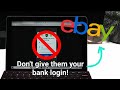 Connect eBay to Bank account without giving them your login information.