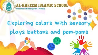 Exploring Colors with Sensory Plays Buttons and Pom-Poms