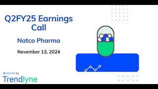 Natco Pharma Earnings Call for Q2FY25