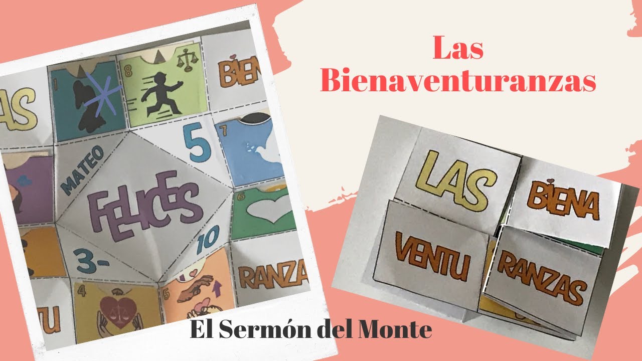 Manualidad Las Bienaventuranzas/Escuela Dominical/Imprimibles Gratis ...