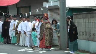 稲毛浅間神社大祭2014 稚児行列出発直前２　7月15日 00116