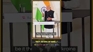 This is not an era of war, solution cannot come on the battlefield: PM Modi | WION Shorts