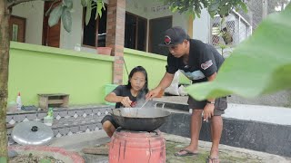 masak persiapan menyambut malam tahun baru sampe SANGIT