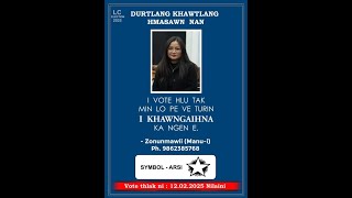 Pi Zonunmawii | MPF Durtlang Local Council Common Platform | 31 January 2025 | M. Suaka Hall