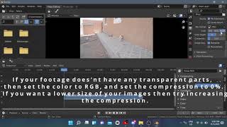 Convert Video to Image sequence in Blender