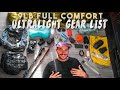 My Greatest Full Comfort Ultralight Gear List Ever! (4,000 miles testing)