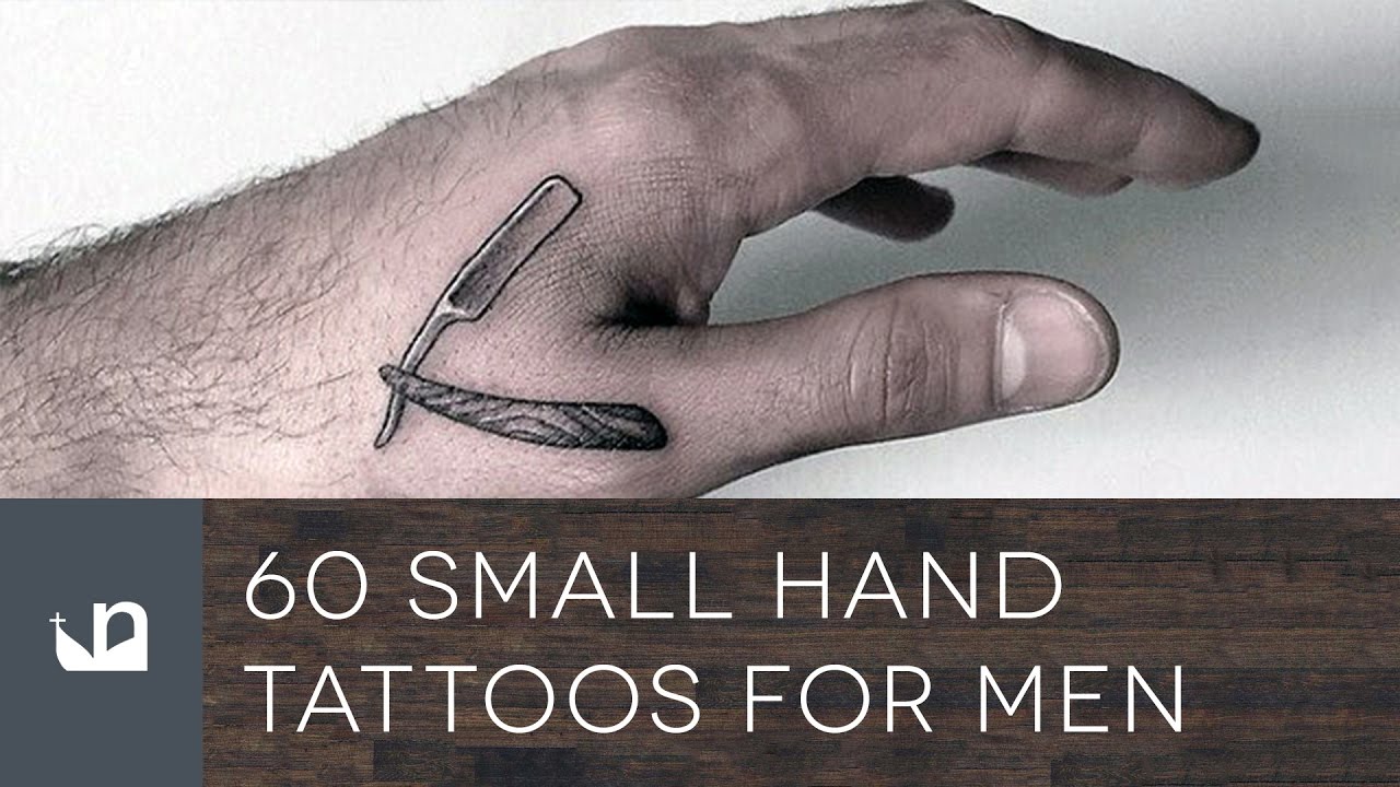 60 Small Hand Tattoos For Men Youtube