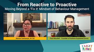 From Reactive to Proactive: Moving Beyond 'Fix It' Mindset of Behaviour Management- Maisie Soetantyo