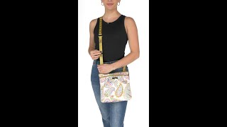 Anuschka Crossbody with Pocket Printed Fabric 12017 SKU: 9914583