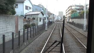 阪堺電気軌道　天王寺駅前→住吉公園　前面展望　1月24日撮影