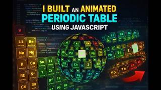 HTML CSS JavaScript Project for Beginners – Animated Periodic Table Tutorial