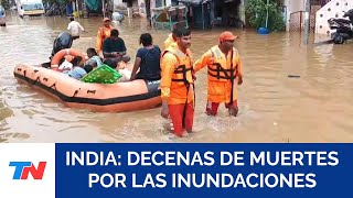 CONMOCIÓN EN INDIA: devastadoras inundaciones dejaron 25 muertos en el sur de un país