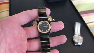 Estate sale / Garage Sale Finds Haul #34 - Designer Perfume - Jewelry -  Concord Mariner SG Watch !