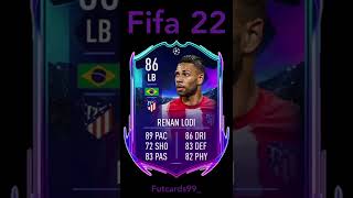 Renan Lodi all fifacards from fifa20 to fifa22😍 Which the best card? #fut #fifa22 #shorts #fifacards