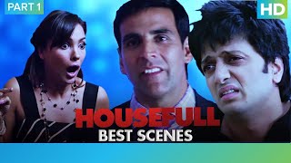 Housefull Movie | Comedy Scenes | Akshay Kumar, Riteish Deshmukh & Deepika Padukone