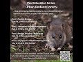 2023 Urban Rodent Control Part 3-Rodent Proofing Techniques