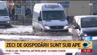 Situaţie dramatică în Teleorman. Zeci de gospodării sunt sub ape