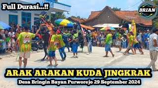 Kirab Kuda Jingkrak Desa Bringin Bayan Purworejo