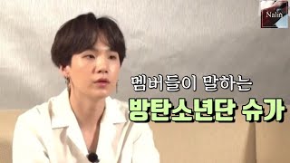 (ENG)[방탄소년단/BTS] 멤버들이 말하는 방탄소년단 슈가