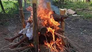 চিতায় আগুন লাগিয়ে দিলেন