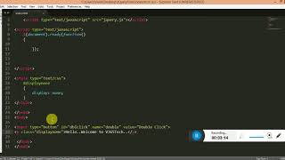 jQuery tutorial part 17 double click event v365tech