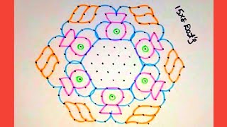 #15*8 Dots Rangolidesien