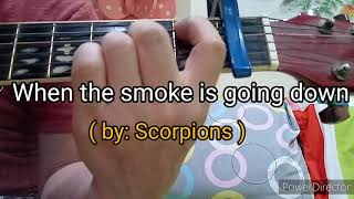 Scorpions -When the smoke is going down/ guitar chords & lyrics/02